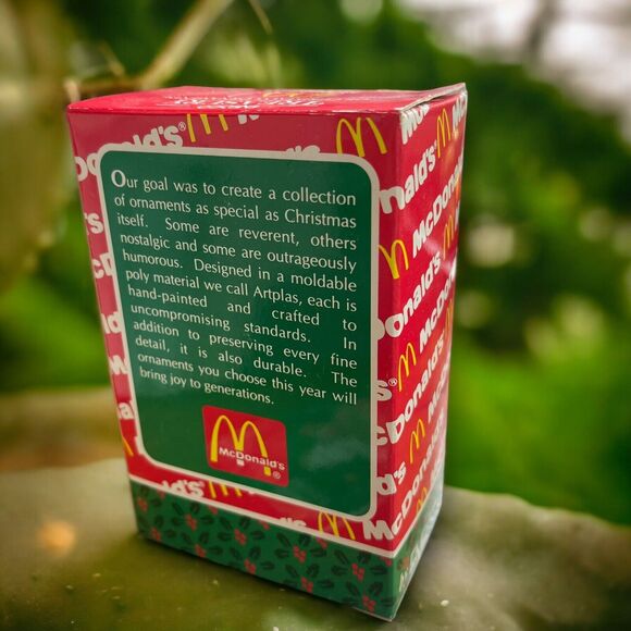 1994 Enesco Treasury McDonald's "What's Shakin' for Christmas" Ornament Shake - Picture 11 of 11